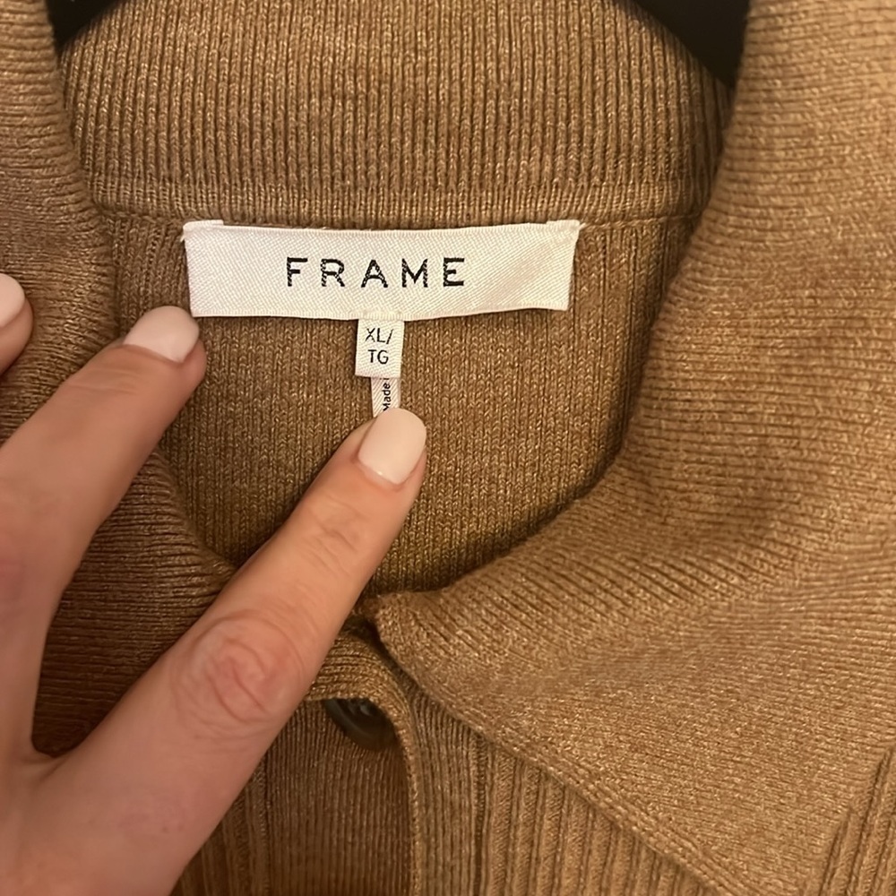 FRAME Slim Rib Cardi - Picture 5 of 11
